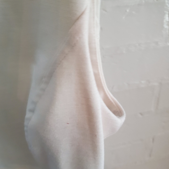 Cream cotton peplum top - Picture 4 of 4